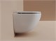 CERAMICA NOVA Подвесной унитаз Тренд (Vogue) Торнадо безободковый, с ультратонким сиденьем с микролифтом и функцией быстрого снятия, с креплением скрытого монтажа,цвет белый матовый CN4008TMW