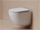 CERAMICA NOVA Подвесной унитаз Тренд (Vogue) Торнадо безободковый, с ультратонким сиденьем с микролифтом и функцией быстрого снятия, с креплением скрытого монтажа,цвет белый матовый CN4008TMW