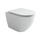 CERAMICA NOVA Унитаз подвесной Амато (Amato), смыв торнадо, 54x36x37, крышка - сиденье из дюропласта с микролифтом и функцией быстрого снятия, скрытые крепления, цвет белый, арт CN4013T CN4013T