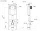 CERAMICA NOVA CN121002 Система инсталляции Баланс (Balance), 400 мм, арт .CN121002 CN121002