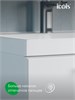 IDDIS Тумба с умывальником, подвесная, 100 см, белый, Слайд Икс (Slide X), SLX10W0i95K подходит умыв. 4511000i28 SLX10W0i95K