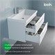 IDDIS Тумба с умывальником, подвесная, 80 см, белый, Слайд Икс (Slide X), SLX80W0i95K подходит умыв. 4518000i28 SLX80W0i95K