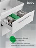 IDDIS Тумба с умывальником, подвесная, 60 см, белый, Слайд Икс (Slide X), SLX60W0i95K подходит умыв. 4516000i28 SLX60W0i95K