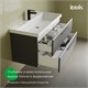 IDDIS Тумба подвесная, 100 см, серый, Слайд Икс (Слайд Икс (Slide X)), SLX10G0i95 подходит умыв. 4511000i28 SLX10G0i95