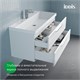 IDDIS Тумба подвесная, 100 см, белый, Слайд Икс (Slide X), SLX10W0i95 подходит умыв. 4511000i28 SLX10W0i95