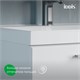 IDDIS Тумба подвесная, 60 см, белый, Слайд Икс (Slide X), SLX60W0i95 подходит умыв. 4516000i28 SLX60W0i95