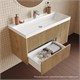 IDDIS Тумба подвесная, 100 см, светлый дуб, Билд (Bild) 2.0, BIL10V1i95 подходит умыв. 4511000i28 BIL10V1i95