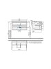 IDDIS Тумба подвесная, с белой мраморной столешницей, 80 см, глянцевый белый, Эйгер (Aiger), AIG80SMi95K AIG80SMi95K