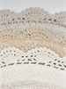IDDIS Коврик для ванной комнаты, 65 см, круг, хлопок, кремовый, DR01C65i12 DR01C65i12