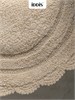 IDDIS Коврик для ванной комнаты, 65 см, круг, хлопок, бежевый, DR03C65i12 DR03C65i12