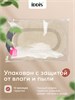 IDDIS Коврик для ванной комнаты, 50x80, овал, хлопок, бежевый, DSOS03Ci12 DSOS03Ci12