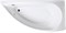 1MARKA Piccolo Ванна асимметричная, с рамой и панелью, белая, 150x75, правая - фото 39765