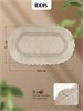 IDDIS Коврик для ванной комнаты, 70x120, овал, хлопок, бежевый, DSOL03Ci12 DSOL03Ci12