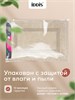 IDDIS Коврик для ванной комнаты, 50x80, прямоугольный, хлопок, бежевый, DSQS03Ci12 DSQS03Ci12