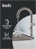 IDDIS SPNBNCFi05, Смеситель для кухни с каналом для фильтрованной воды и круговым дивертором,сатин,Спин (Spin),ID SPNBNCFi05