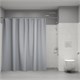 IDDIS P10PE24i11, Штора для ванной, 200x240 см, полиэтилен (PE), серый, ID P10PE24i11
