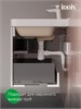 IDDIS Тумба подвесная, 80 см, белый, Клауд Икс (Cloud X), CLX80W0i95 подходит умыв. 0178000i28 CLX80W0i95