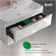 IDDIS Тумба подвесная, 100 см, белый, Клауд Икс (Cloud X), CLX10W0i95 подходит умыв. 0171000i28 CLX10W0i95