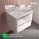 IDDIS Тумба с умывальником, подвесная, 70 см, белый, Клауд Икс (Cloud X), CLX70W0i95K подходит умыв. 0177000i28 CLX70W0i95K