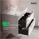 IDDIS Тумба с умывальником, подвесная, 80 см, белый, Клауд Икс (Cloud X), CLX80W0i95K подходит умыв. 0178000i28 CLX80W0i95K