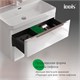 IDDIS Тумба с умывальником, подвесная, 80 см, белый, Клауд Икс (Cloud X), CLX80W0i95K подходит умыв. 0178000i28 CLX80W0i95K