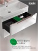 IDDIS Тумба с умывальником, подвесная, 80 см, белый, Клауд Икс (Cloud X), CLX80W0i95K подходит умыв. 0178000i28 CLX80W0i95K