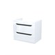 IDDIS Тумба подвесная, 70 см, белый, Рэй (Ray), RAY70W0i95 подходит умыв. 4077000i28 RAY70W0i95