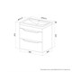 IDDIS Тумба подвесная, 60 см, белый, Рэй (Ray), RAY60W0i95 подходит умыв. 4076000i28 RAY60W0i95