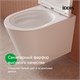 IDDIS CAQRDSEi25, Унитаз подвесной безободковый c системой смыва Торнадо, Калипсо Кью (Calipso Q), ID CAQRDSEi25