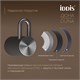 IDDIS Крючок одинарный, нержавеющая сталь, Дюна (Duna), графит матовый, DUNGM10i41 DUNGM10i41
