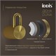 IDDIS Крючок одинарный, нержавеющая сталь, Дюна (Duna), золото матовое, DUNMG10i41 DUNMG10i41