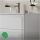 IDDIS Тумба подвесная, 80 см, белый, Оксфорд Нео (Oxford Neo), OXN80W0i95 подходит умыв. 0108000i28 OXN80W0i95
