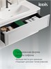 IDDIS Тумба подвесная, 100 см, белый, Оксфорд Нео (Oxford Neo), OXN10W0i95 подходит умыв. 0101000i28 OXN10W0i95
