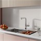 IDDIS PURSBPFi05N, Смеситель для кухни с фильтром и выдвижным изливом, хром, Пьюр (Pure), ID PURSBPFi05N