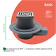IDDIS Трап душевой, сифон 360, комбинированный затвор, 10х10см, хром, 980DS10SB4CDZ 980DS10SB4CDZ