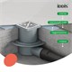 IDDIS Трап душевой, сифон 360, комбинированный затвор, 10х10см, хром, 980DS10SB4CDZ 980DS10SB4CDZ