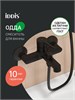 IDDIS Смеситель для ванны, черный матовый, Одда (Odda), ODDBL00i02WA ODDBL00i02WA
