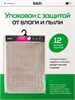 IDDIS Коврик для ванной комнаты, 90х60, микрофибра, светло-коричневый, PSQL02Mi12IT PSQL02Mi12IT