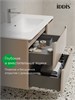 IDDIS Тумба подвесная, 100 см, капучино, Эдифис (Edifice), EDI10C0i95 подходит умыв. 0101000i28 EDI10C0i95