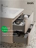 IDDIS Тумба подвесная, 80 см, капучино, Эдифис (Edifice), EDI80C0i95 подходит умыв. 0108000i28 EDI80C0i95