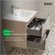 IDDIS Тумба подвесная, 60 см, капучино, Эдифис (Edifice), EDI60C0i95 подходит умыв. 0106000i28 EDI60C0i95