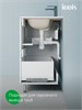 IDDIS Тумба напольная, белая, 100 см, Эдифис (Edifice), EDI10WFi95. Подходит умывальник 0101000i28 EDI10WFi95