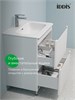 IDDIS Тумба напольная, белая, 60 см, Эдифис (Edifice), EDI60WFi95. Подходит ум. 0106000i28 EDI60WFi95