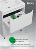 IDDIS Тумба напольная, белая, 60 см, Эдифис (Edifice), EDI60WFi95. Подходит ум. 0106000i28 EDI60WFi95