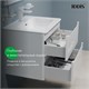 IDDIS Тумба подвесная, белый, 60 см, Эдифис (Edifice), EDI60W0i95. Подходит умывальник 0106000i28 EDI60W0i95