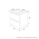 IDDIS Тумба подвесная, белый, 60 см, Эдифис (Edifice), EDI60W0i95. Подходит умывальник 0106000i28 EDI60W0i95