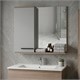 AZARIO Зеркало-шкаф Камалия 60 600х202х650 серый/эмили блаш CS00108192 CS00108192