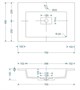 STYLE LINE Умывальник LINE 700*480 кварц, серый шелк СС-00002501