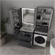 STYLE LINE Тумба напольная STYLELINE "Атлантика 70", Люкс Плюс графит с раковиной Атлантик 70 СС-00002580