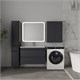 STYLE LINE Тумба подвесная "Атлантика 90", Люкс Плюс графит с раковиной Атлантик 90 СС-00002601